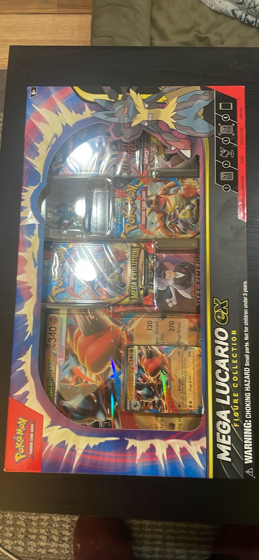 Pokemon TCG Mega Lucario ex Figure Collection Box Sealed New