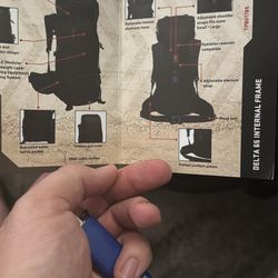 Full-size Tactical Hiking Gear With Back Brace Support