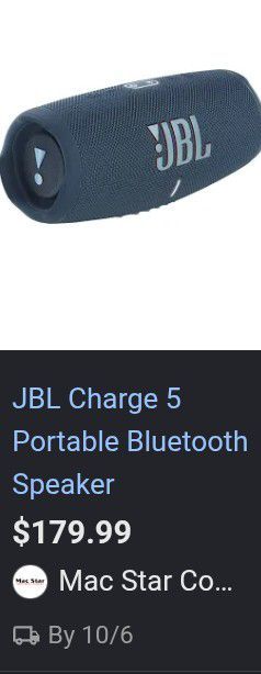 Jbl charge 5 Bluetooth speaker