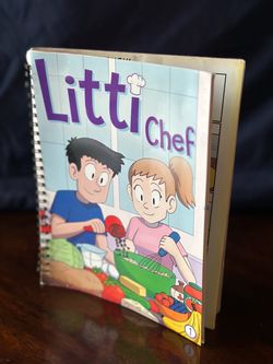 Litti Chef Children's Spiral-Bound Book