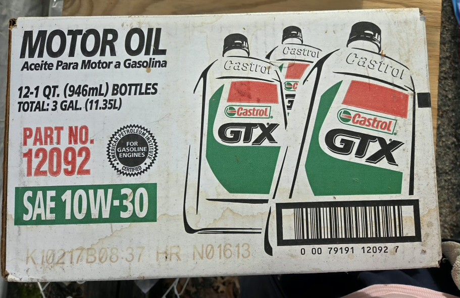 Castrol 10w30 Non Synthetic Oil
