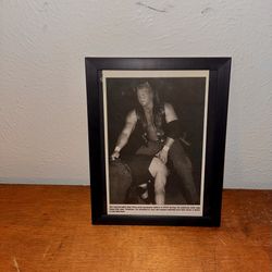 Sid Vicious / Price Magazine Print Ad Frame 