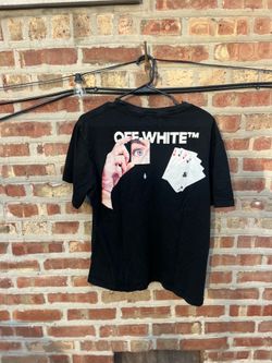 Off-White 2020 Diag Hand Card Rep T-Shirt Mens Large Runs small