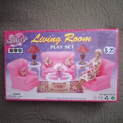 Living Room Playset For Barbie
