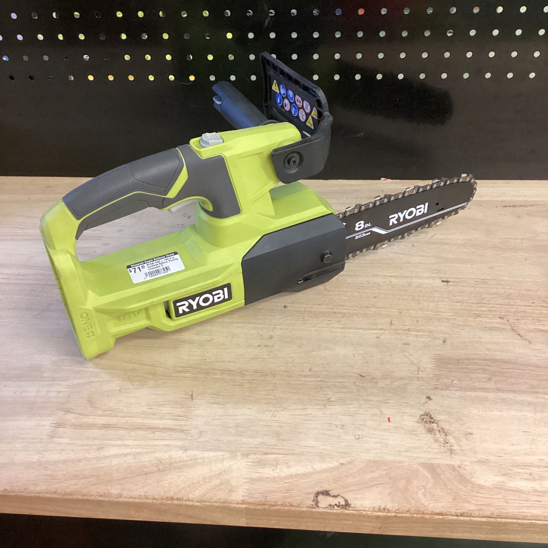 RYOBI ONE+ 18V 8 in. Battery Pruning Chainsaw (Tool Only) for Sale in ...