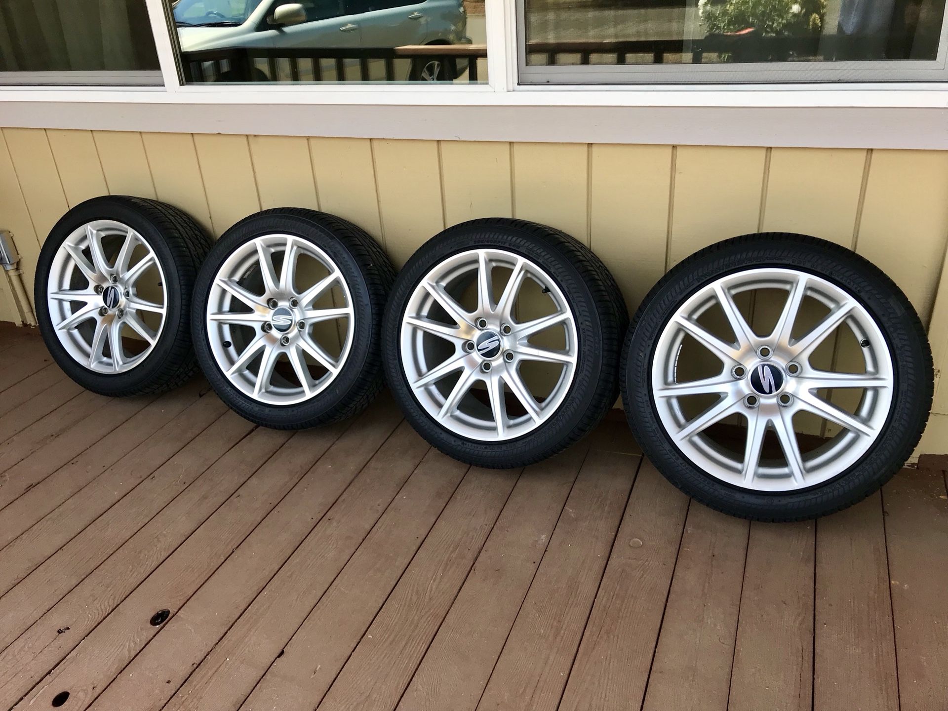 Honda S2000 Ap2 V2 Wheels Rims & Tires Run Flats 17" Like New