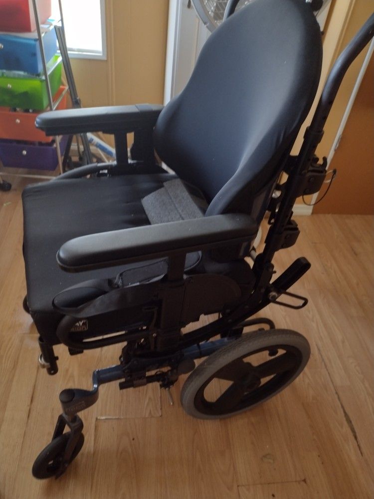Black Transport Chair