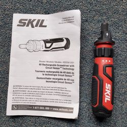 Skil 4V Rechargeable Screwdriver w/Circuit Sensor Technology 