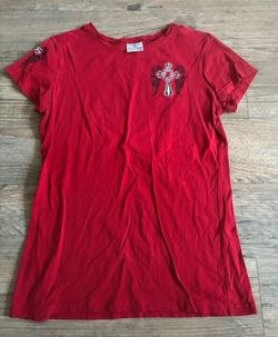 Red Cross with Wings Graphic T-Shirt SZ XL