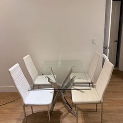 table and 4 chairs