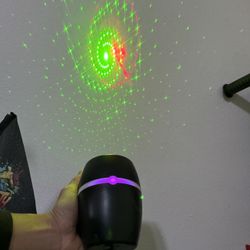 Christmas Projector Light Indoor Outdoor, Moving Star Starry Light Show Projector Led for Home Halloween Christmas Party Wedding Landscape Garden Tree