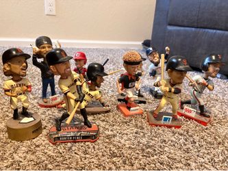 Bobbleheads: San Francisco Giants, Houston Astros, Modesto Nuts, and Cincinnati Reds