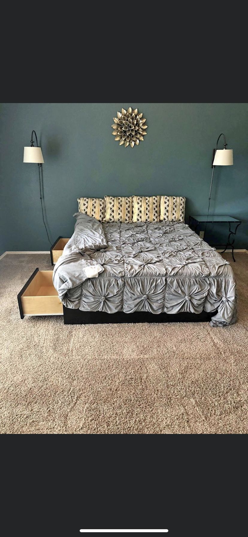 Queen bed frame