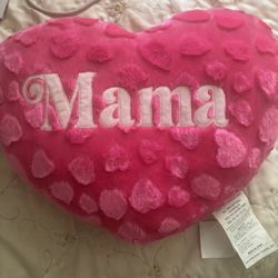 Valentines day heart pillow and dog plush