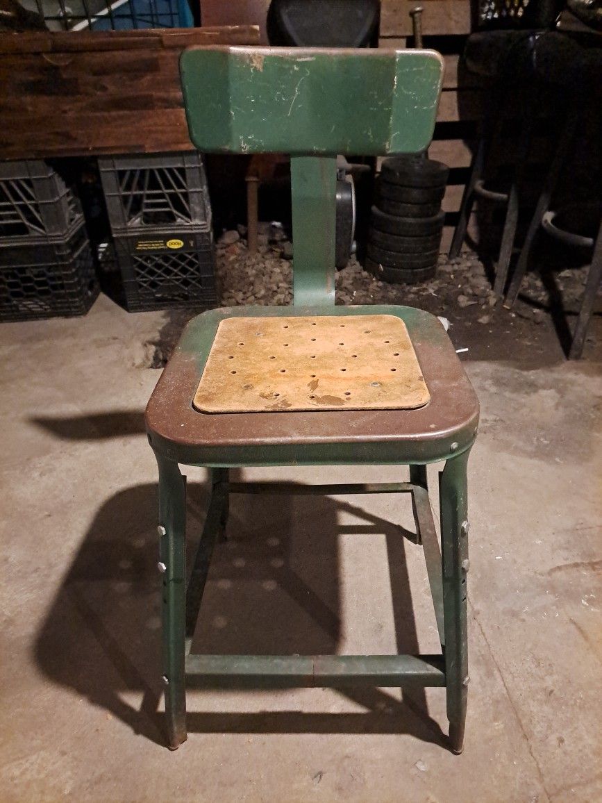 Vintage Iron Sewing Chair