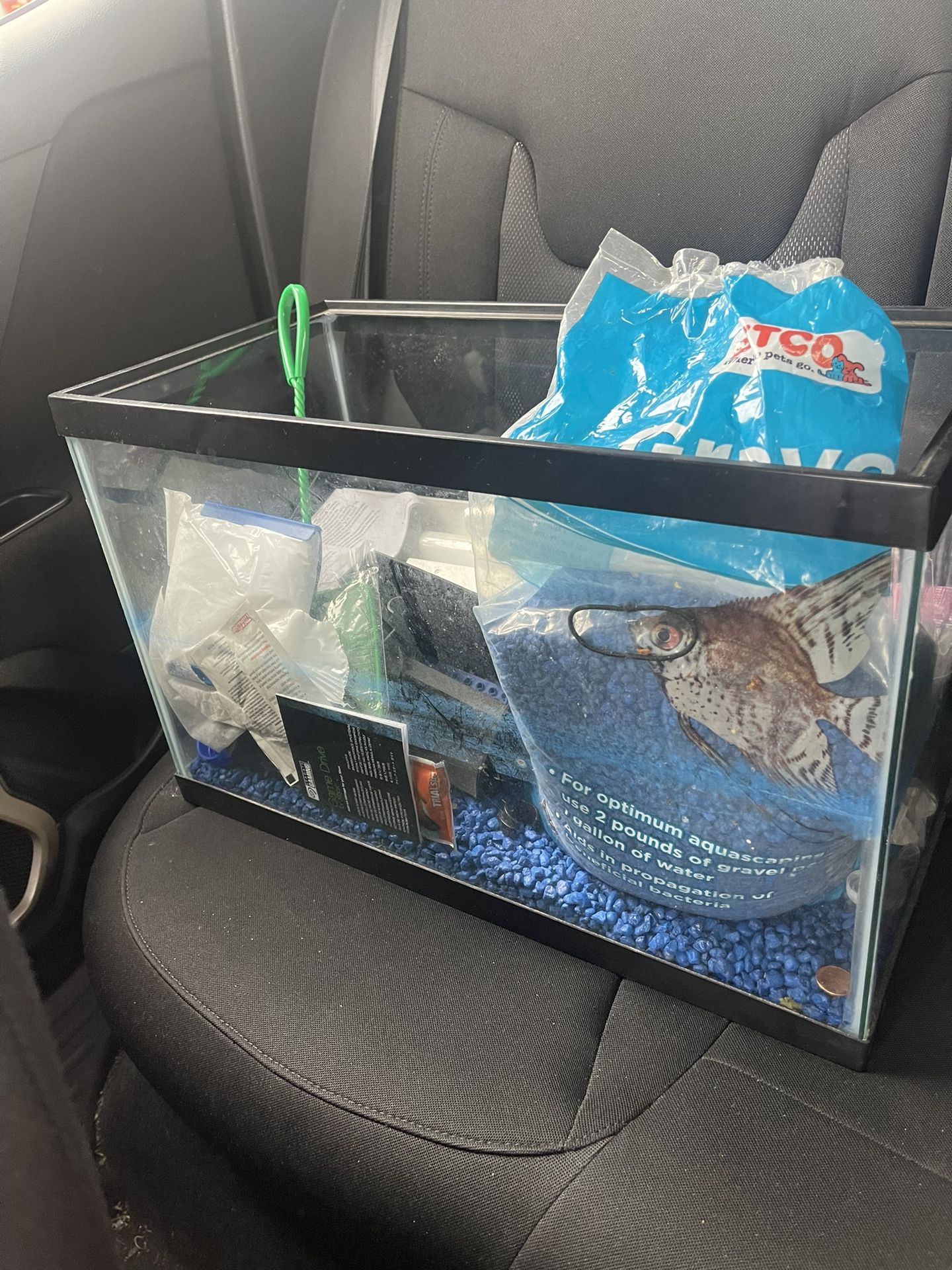 Fish Tank & It Comes With Everything Inside The Tank