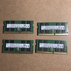 DDR4 laptop ram 4x16gb 2400mhz