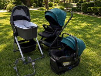 2022 Nuna MIXX Next Travel System – Stroller, PIPA RX Car Seat, Bassinet & Stand – Complete Set