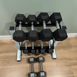 High Quality Dumbbell Set With Stand