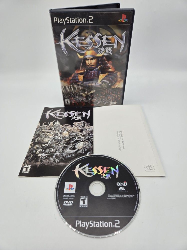 Kessen (Sony PlayStation 2, PS2 2000) Complete NTSC Vg