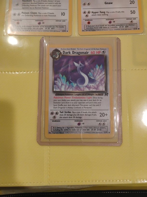 Dark Dragonair..Persian..Raticate