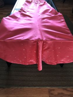 Strawberry prom dress