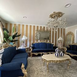 Very  Nice  Victoria living room set Include 10 pieces custom made 