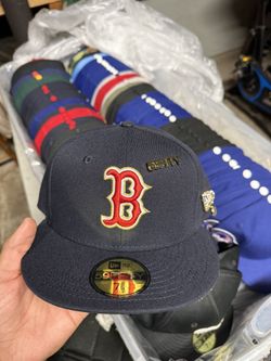 Boston New Era Navy 2025 59FIFTY Day 59FIFTY Fitted Hat with Pins