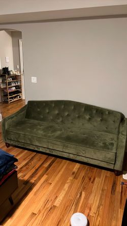 Green Velvet Couch