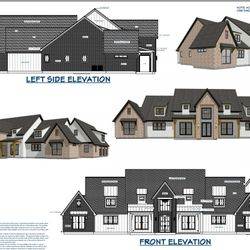 Custom Home Plans (Full Set)