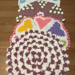 Handcrafted Crochet Home Décor and Accessories – Unique and Versatile Designs – Unique crochet designs for versatile uses- Valentine’s doily