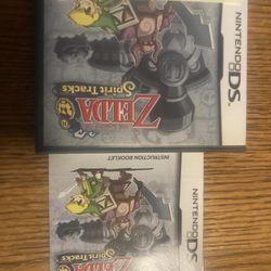 Nintendo DS Zelda Spirit Tracks( Case And Manual Only)