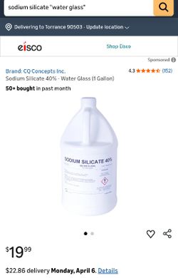 FREE Sodium Silicate (WATER GLASS)
