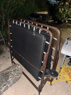 Folding Rollaway Bed Frame with Springs