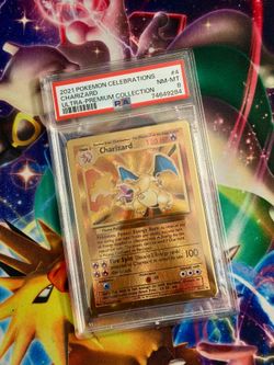 2021 POKEMON CELEBRATIONS ULTRA-PREMIUM COLLECTION #4 CHARIZARD  PSA 8