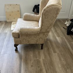 Traditional Wingback Accent Chair