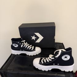 Size 9 - Converse Chuck Taylor All Star Lugged High Black W