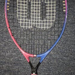 Wilson Pink and Blue Tennis Racket