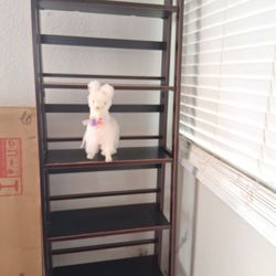 Wooden shelf