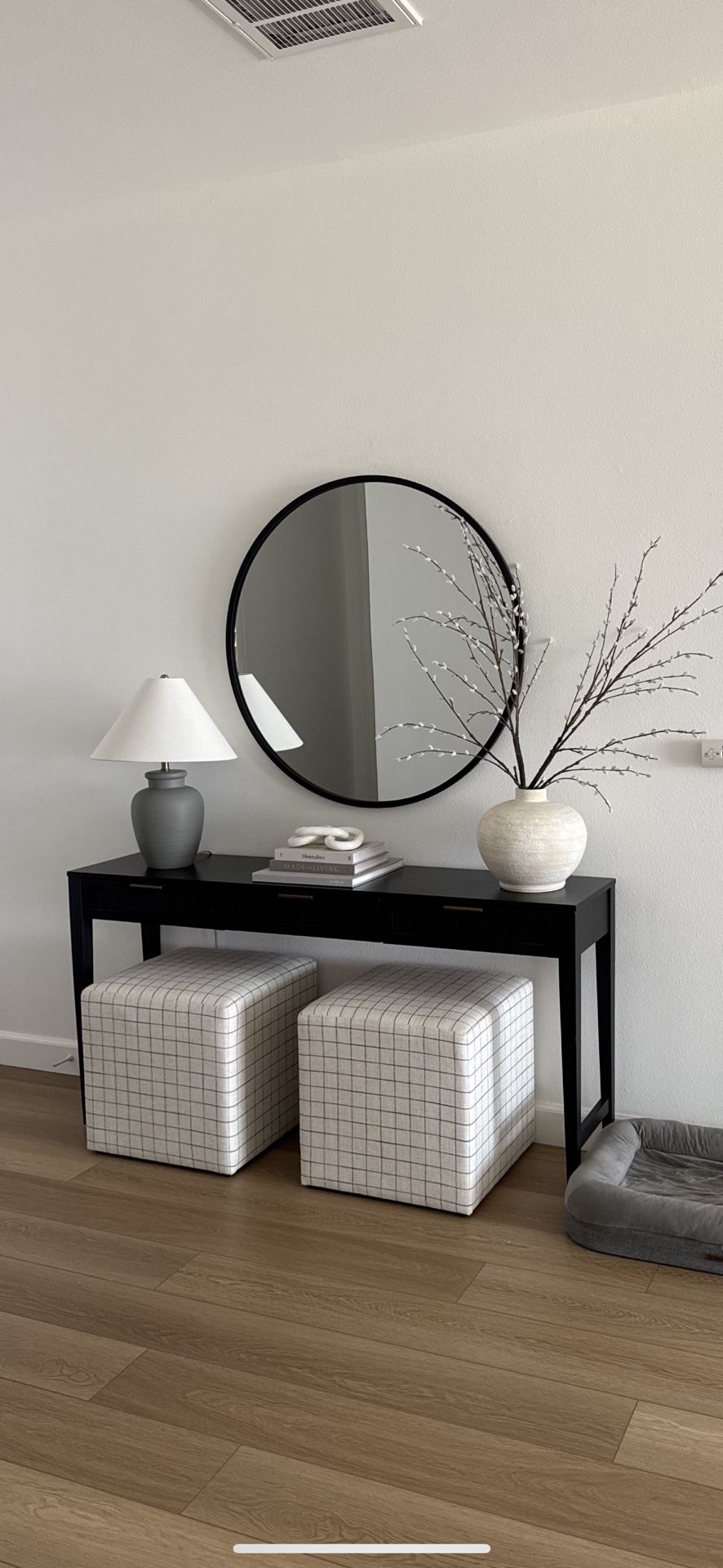 Studio McGee Drawer Console Table Black