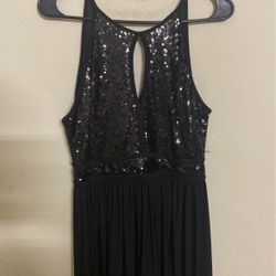 Black  Sequin Top Dress For 20