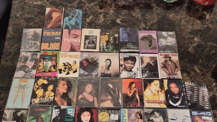 Large Lot of 80s 90s Cassette  Collection