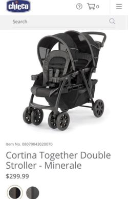 Chicco double stroller