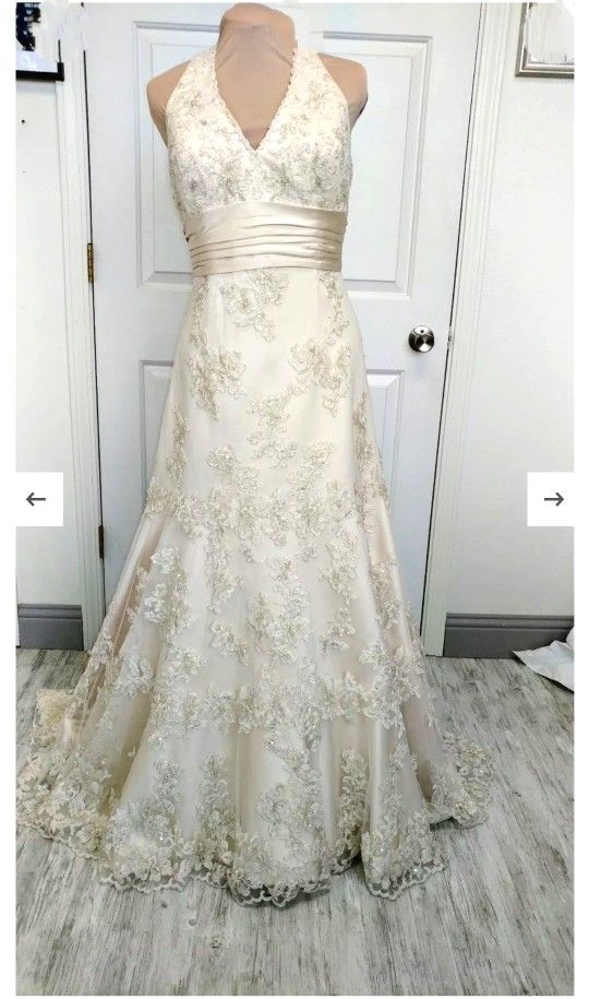 Oleg Cassini Wedding Dress 16W