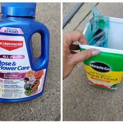 2 Used Plant Fertilizers