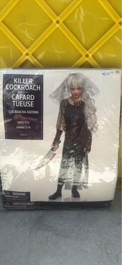 Killer Cockroach Halloween Costume Girls Large 12-14