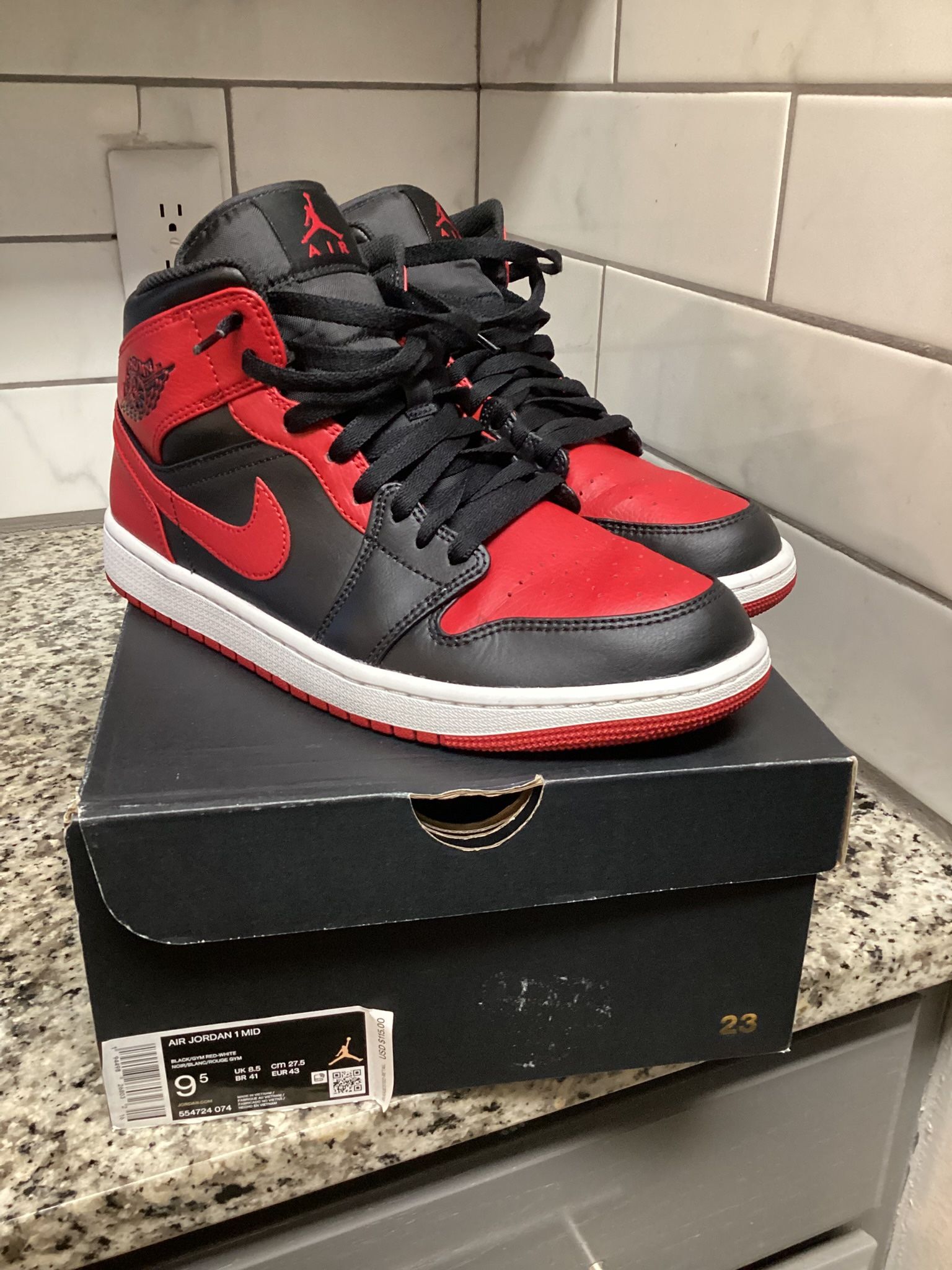 Jordan 1 Mid Banned
