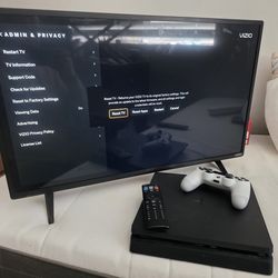 32in Vizio Smart TV and PS4