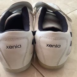 XEINA  Sneakers Size 11 Genuine Leather Velcro Straps . WORN 1X LIKE NEW