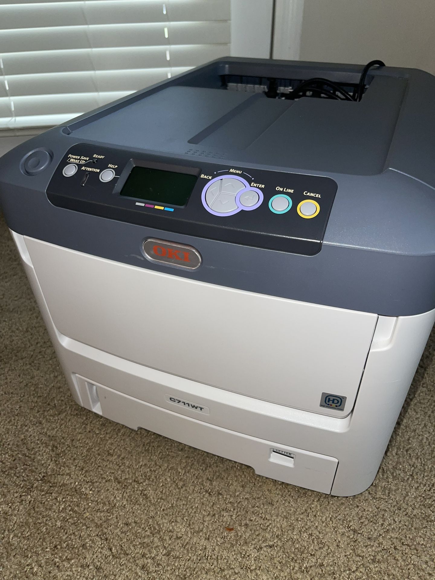 OKI C711WT Digital White Toner Transfer Printer